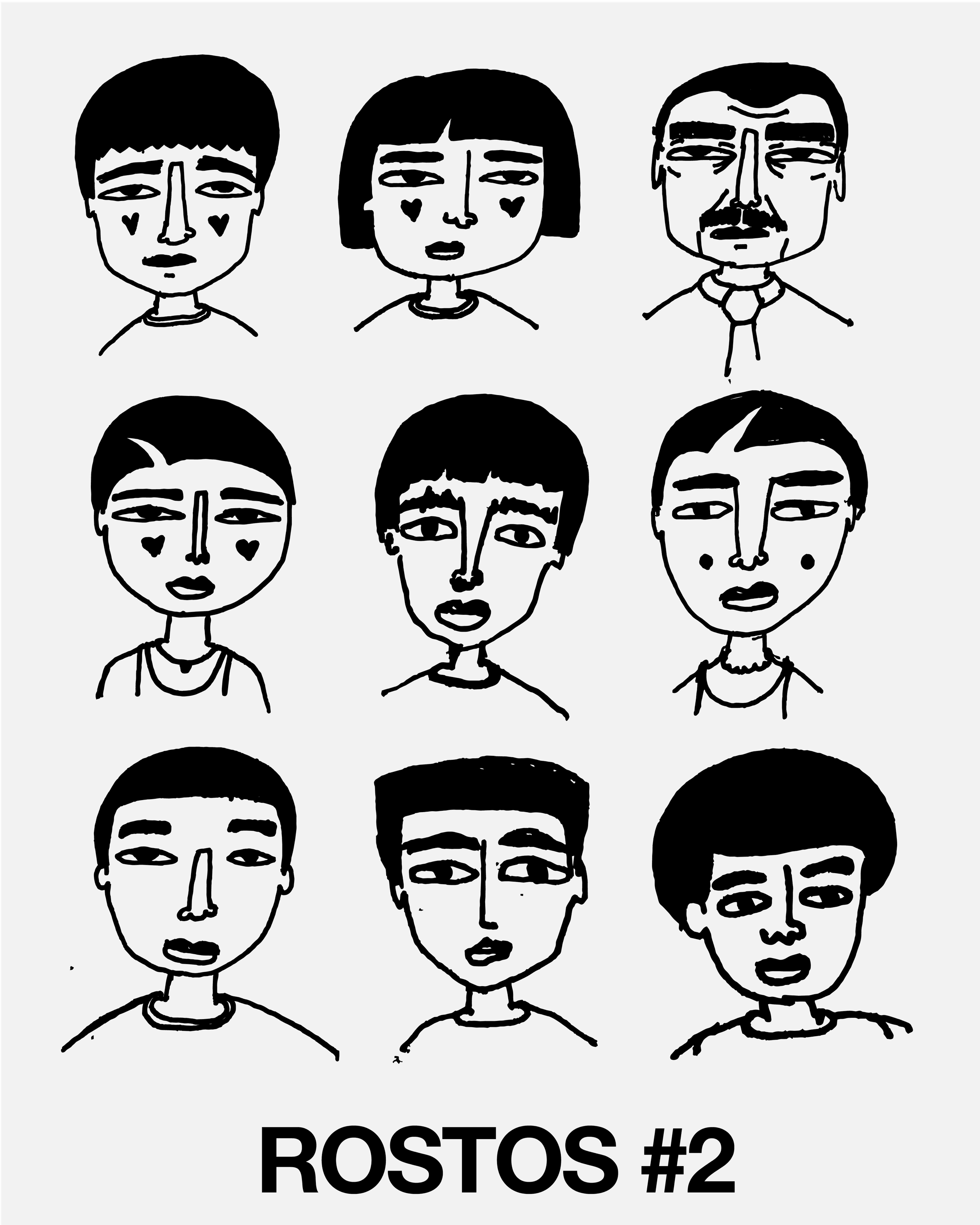 Ilustrações - Rostos